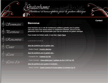 Tablet Screenshot of guitarhome.be